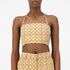 Krista Top Yellow Check
