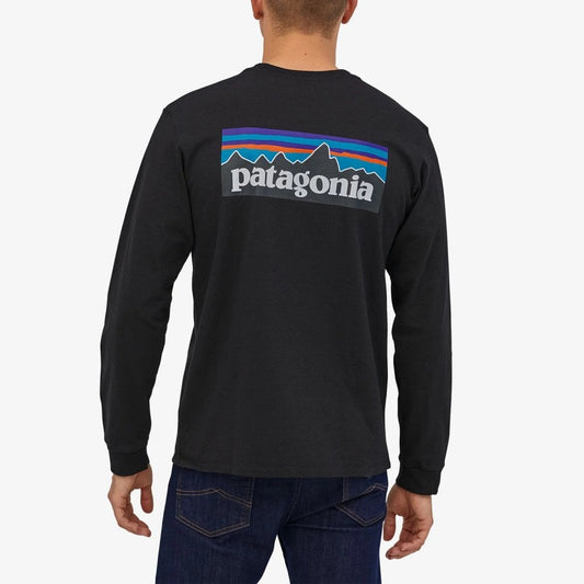Men's Long-Sleeved P-6 Logo Responsibili-Tee® - Black