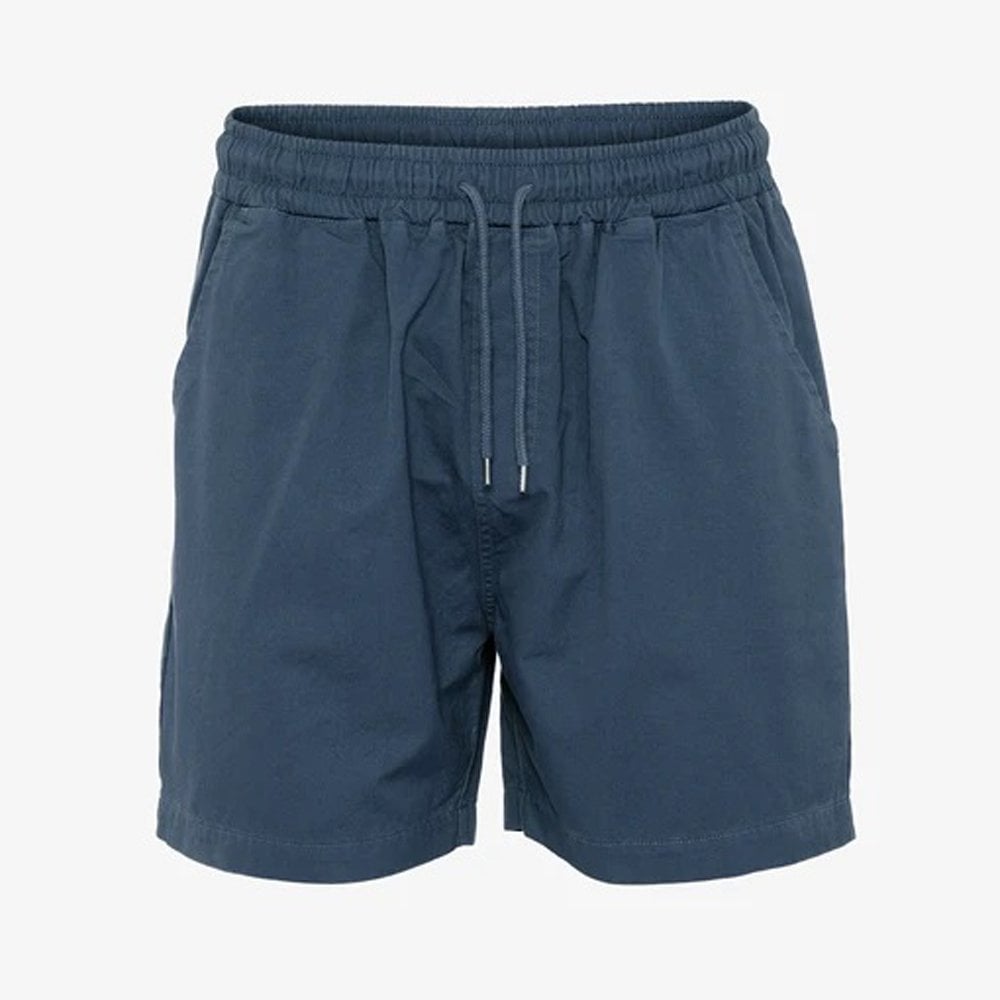 Organic Twill Shorts - Petrol Blue