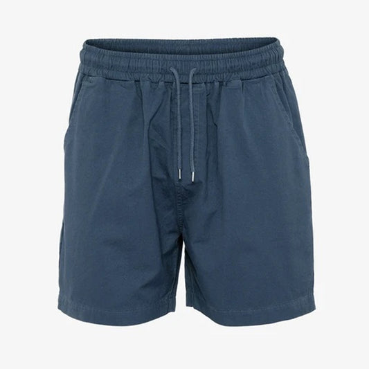 Organic Twill Shorts - Petrol Blue