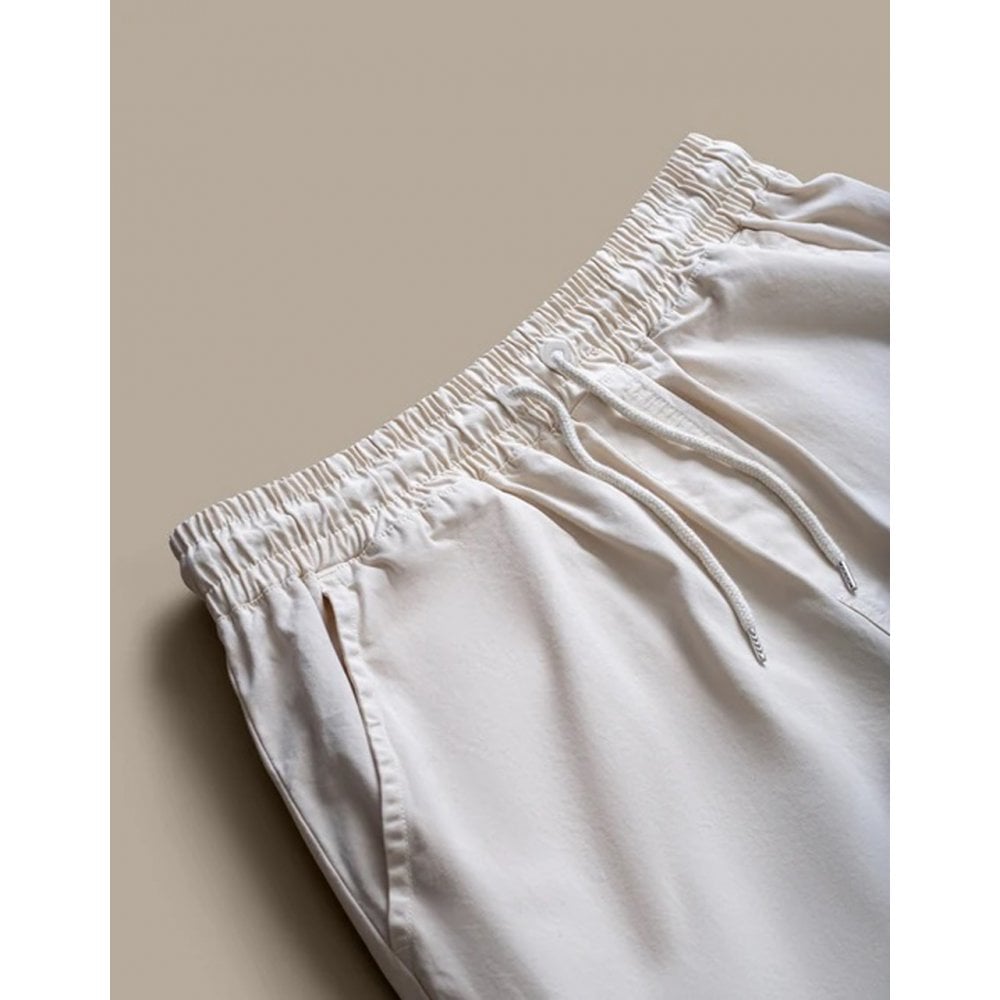 Organic Twill Shorts - Ivory White