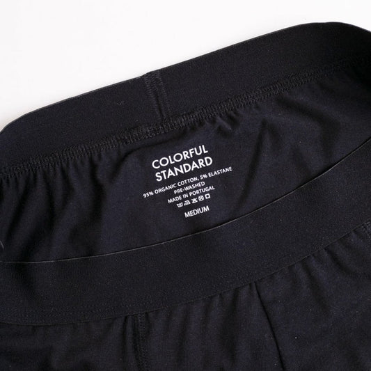 Classic Organic Boxer Briefs - Deep Black