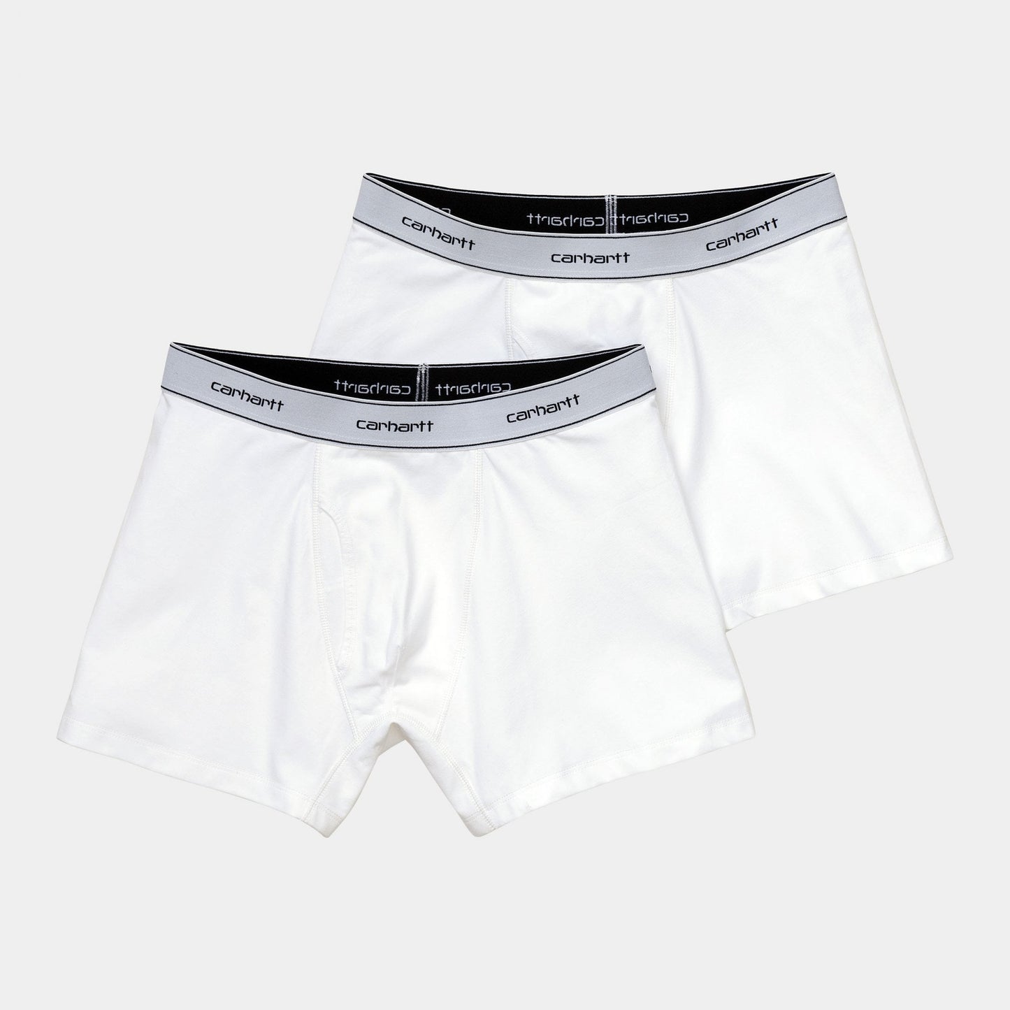 Cotton Trunks - 2 Pack - White/white