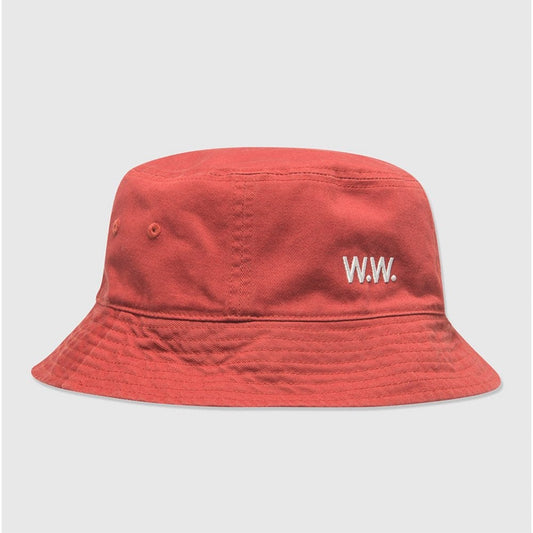 Osian Twill Bucket Hat - Blood Orange