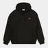 Hooded American Script Sweat Black