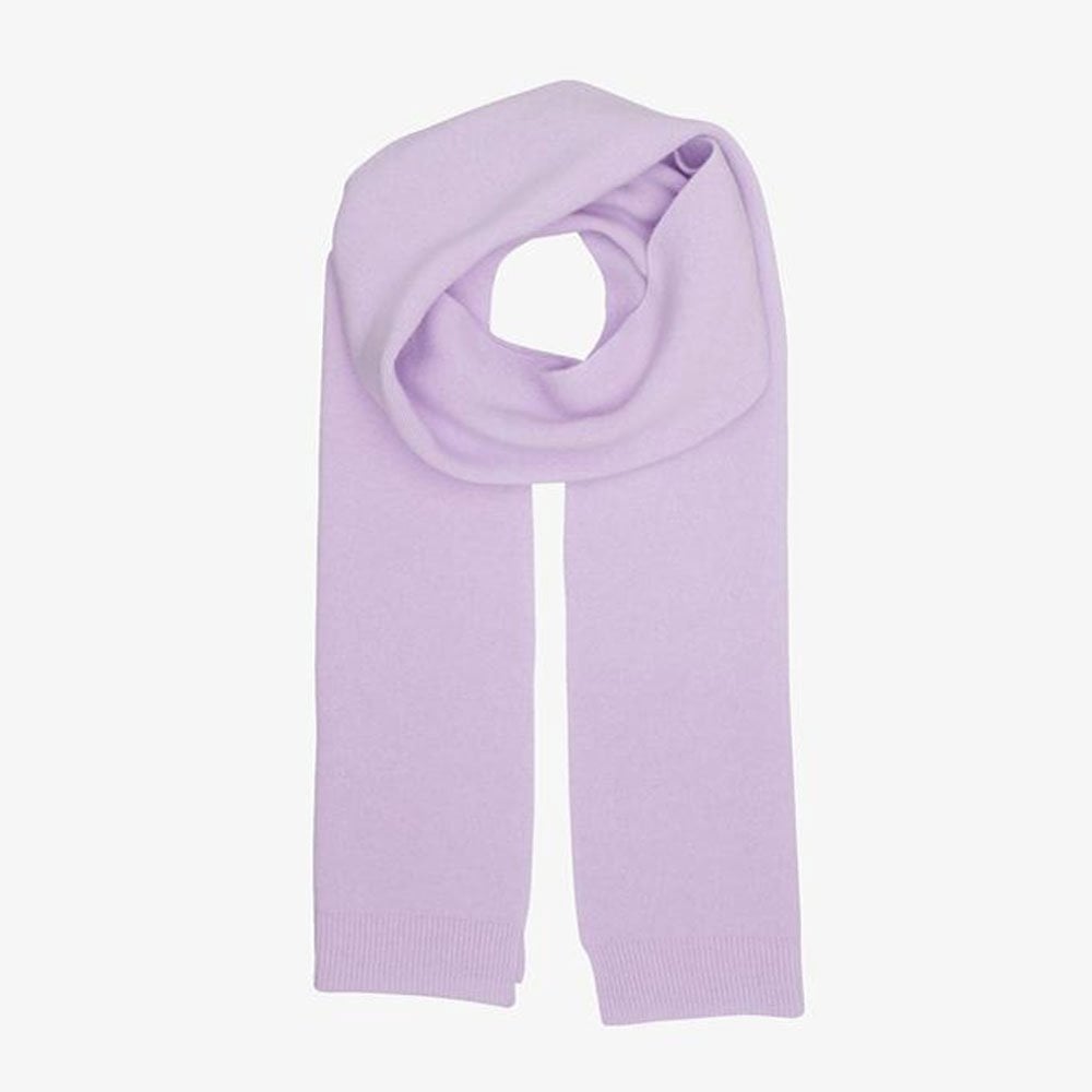 Merino Wool Scarf - Soft Lavender