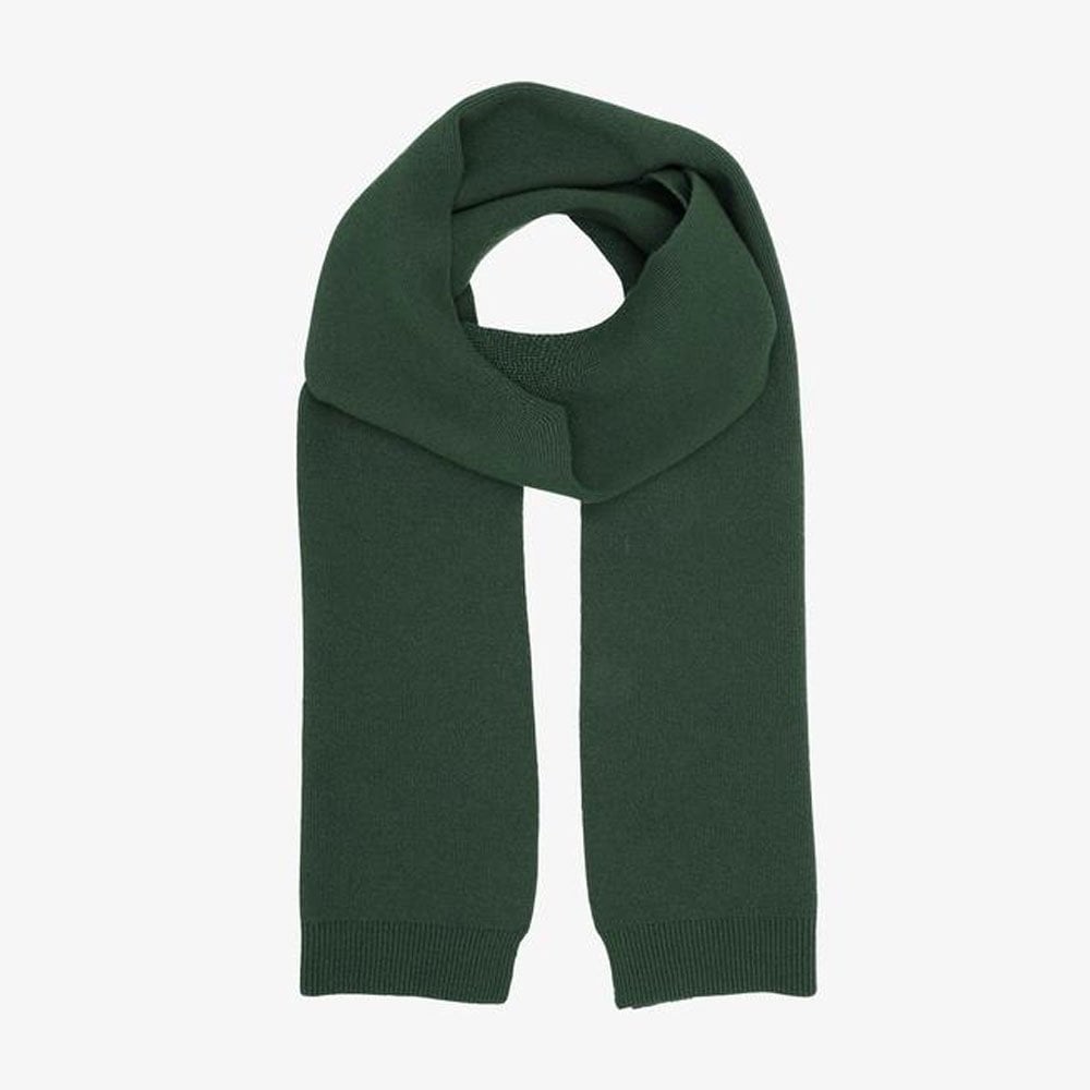 Merino Wool Scarf - Emerald Green