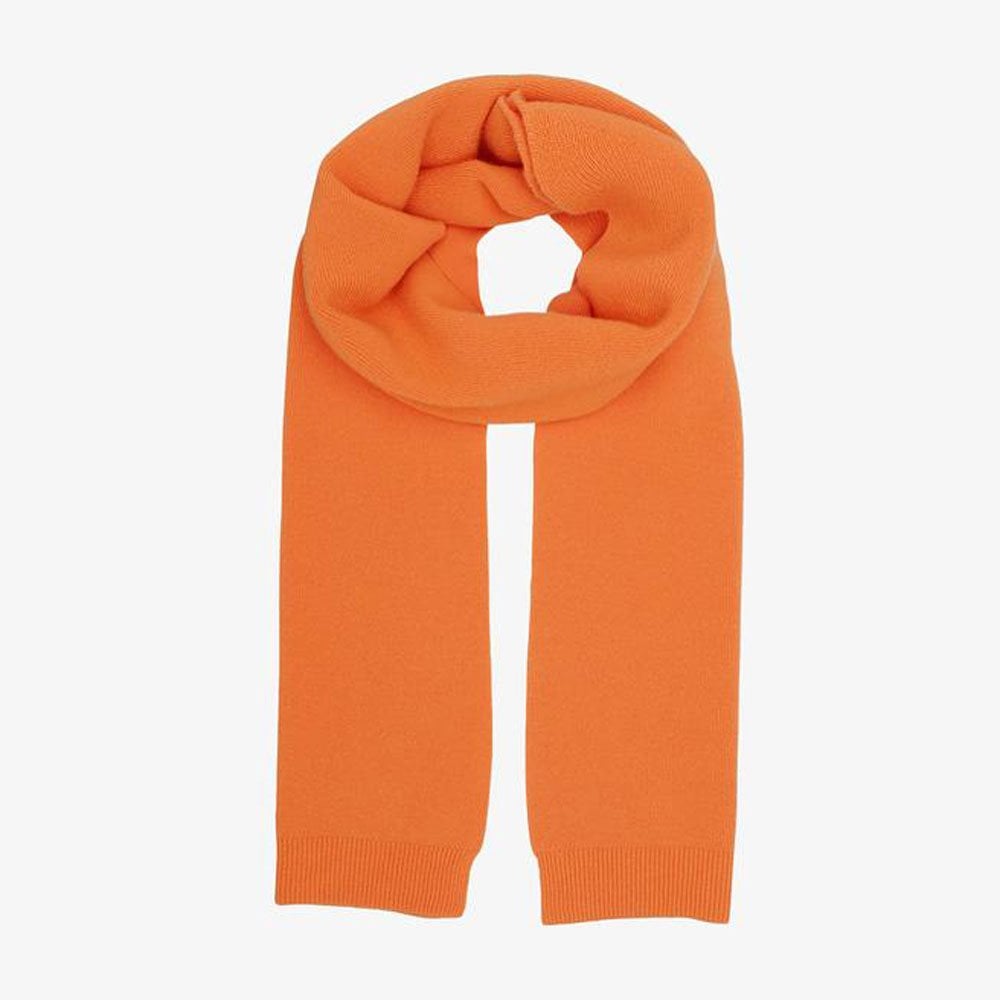 Merino Wool Scarf - Burned Orange