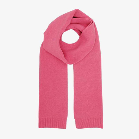 Merino Wool Scarf - Bubblegum Pink