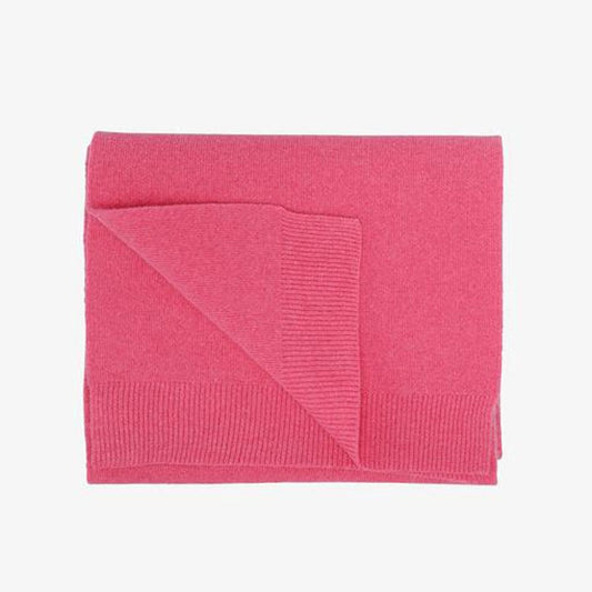 Merino Wool Scarf - Bubblegum Pink