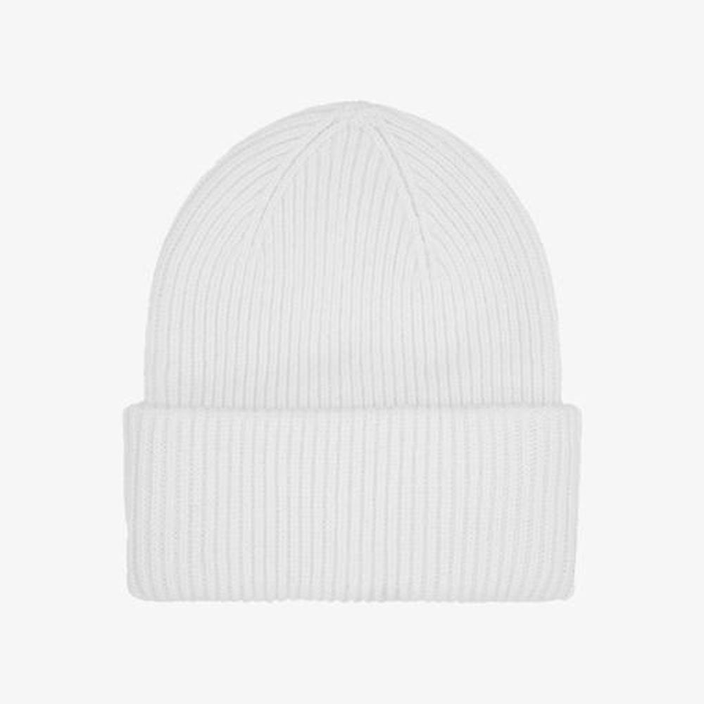 Merino Wool Beanie - Optical White