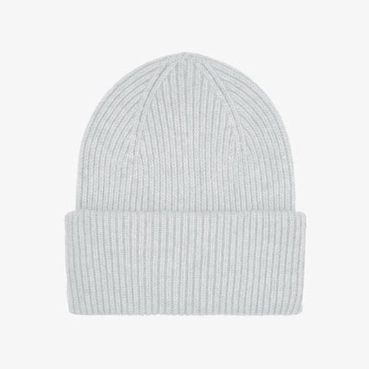 Merino Wool Beanie - Limestone Grey