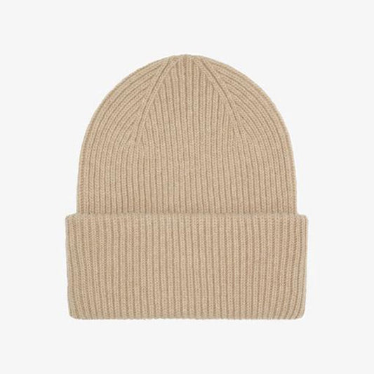 Merino Wool Beanie - Desert Khaki