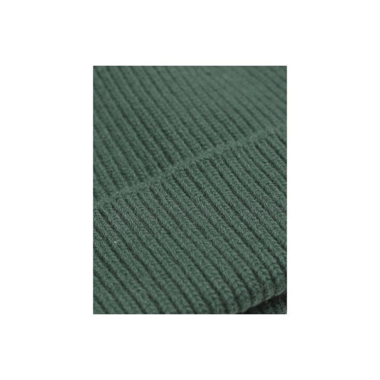 Merino Wool Beanie - Emerald Green