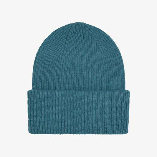 Merino Wool Beanie - Ocean Green