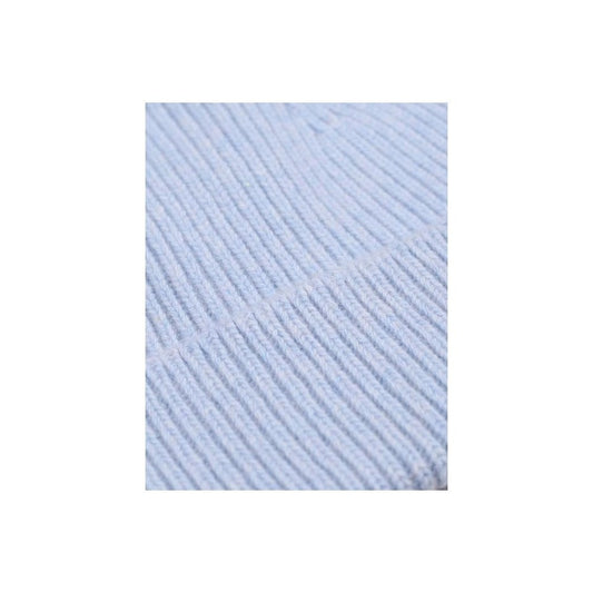 Merino Wool Beanie - Polar Blue