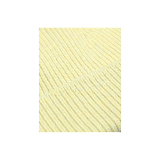 Merino Wool Beanie - Soft Yellow