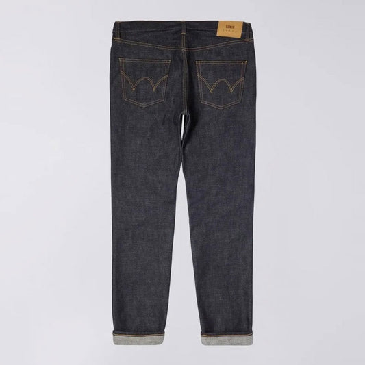 Regular Tapered Jeans Nihon Menpu Dark Pure Indigo Rainbow Selvage - 13.5oz Blue Unwashed