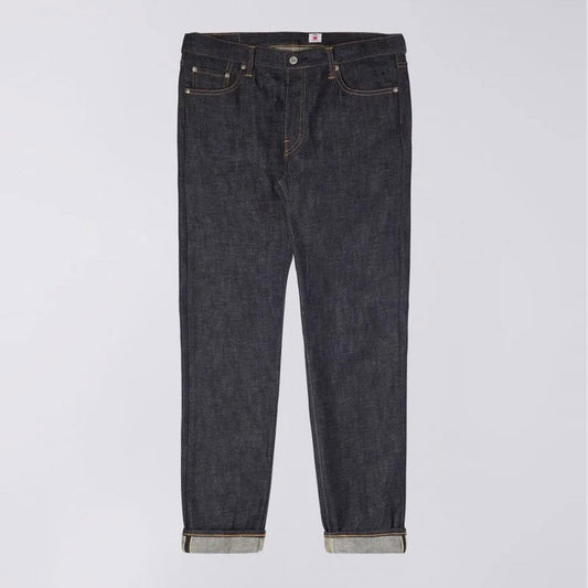 Regular Tapered Jeans Nihon Menpu Dark Pure Indigo Rainbow Selvage - 13.5oz Blue Unwashed