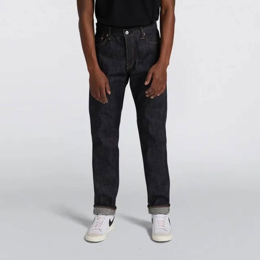 Regular Tapered Jeans Nihon Menpu Dark Pure Indigo Rainbow Selvage - 13.5oz Blue Unwashed