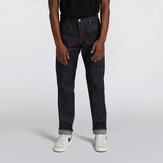 Regular Tapered Jeans Nihon Menpu Dark Pure Indigo Rainbow Selvage - 13.5oz Blue Unwashed