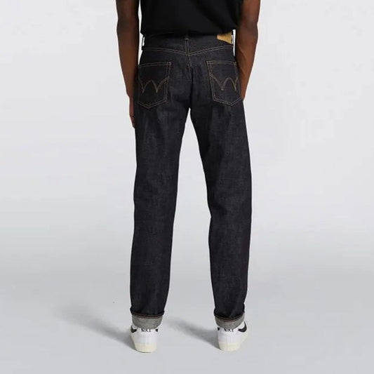 Regular Tapered Jeans Nihon Menpu Dark Pure Indigo Rainbow Selvage - 13.5oz Blue Unwashed