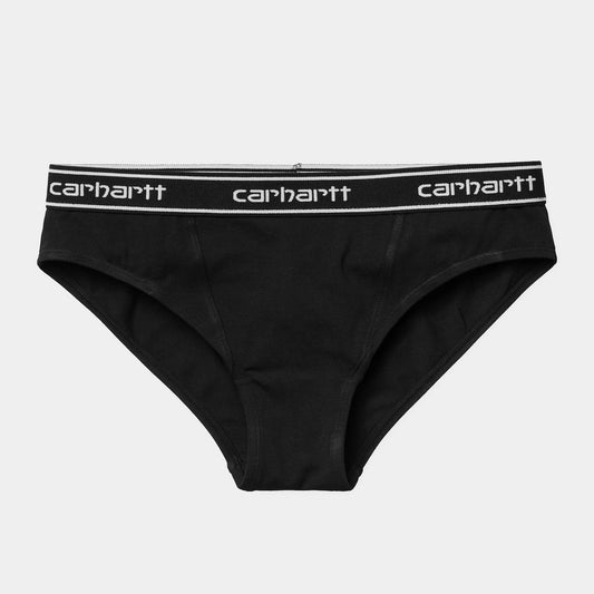 W' Script Brief Black