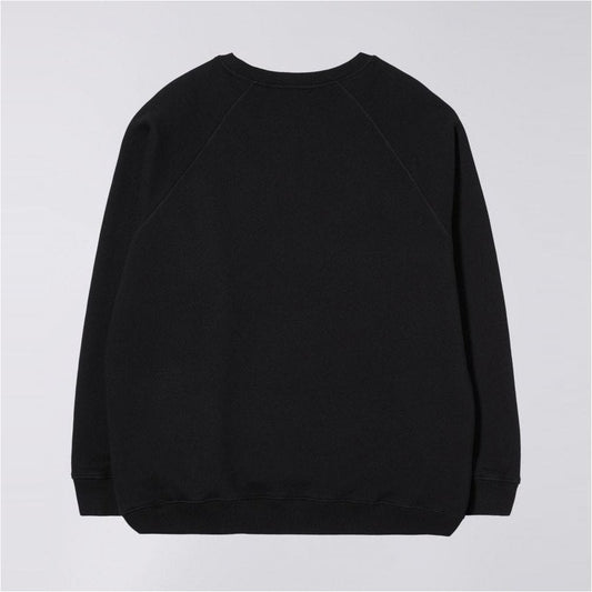 Mood Sweat Heavy Felpa-Black Garment Wash