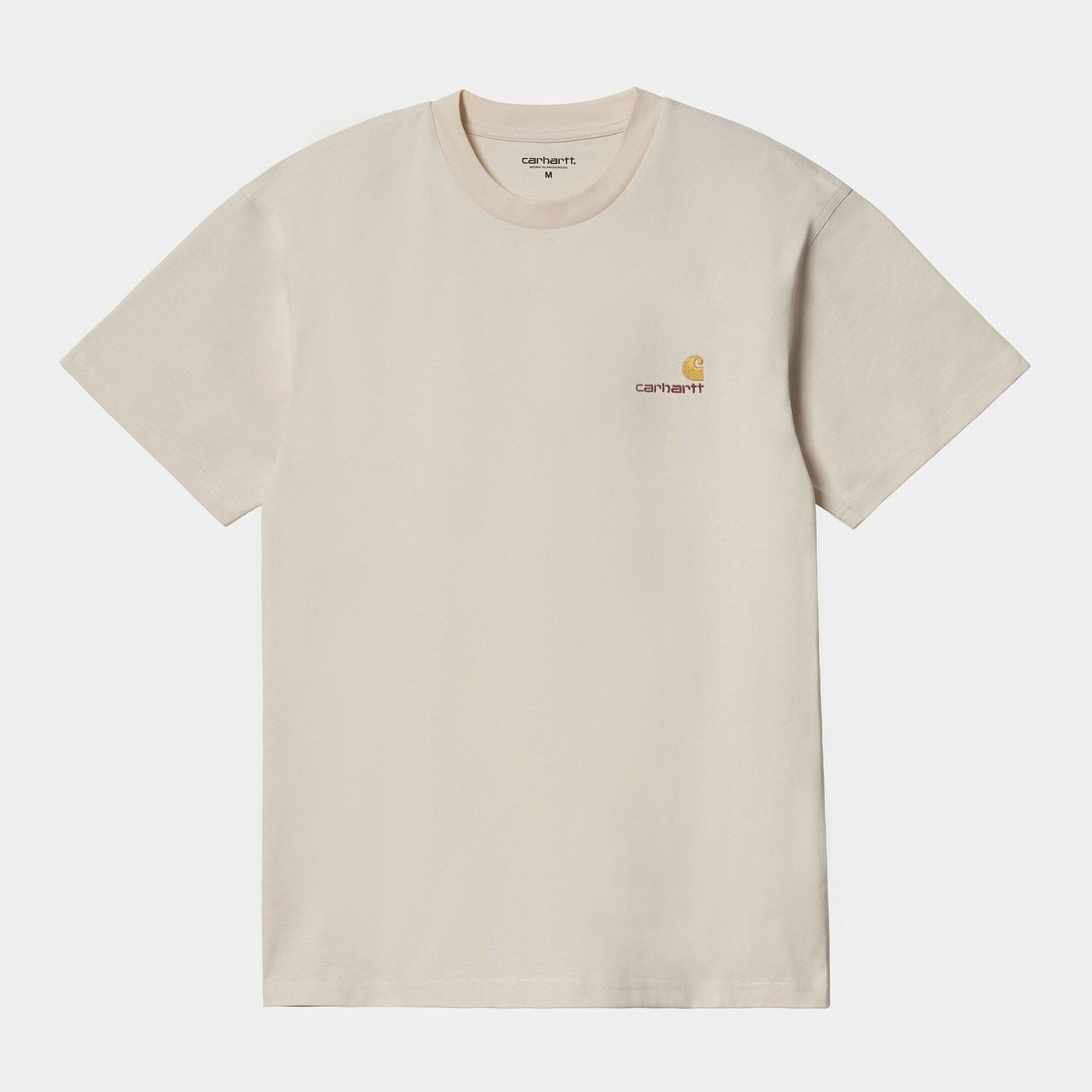 S/s American Script T-shirt - Natural