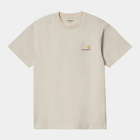 S/s American Script T-shirt - Natural