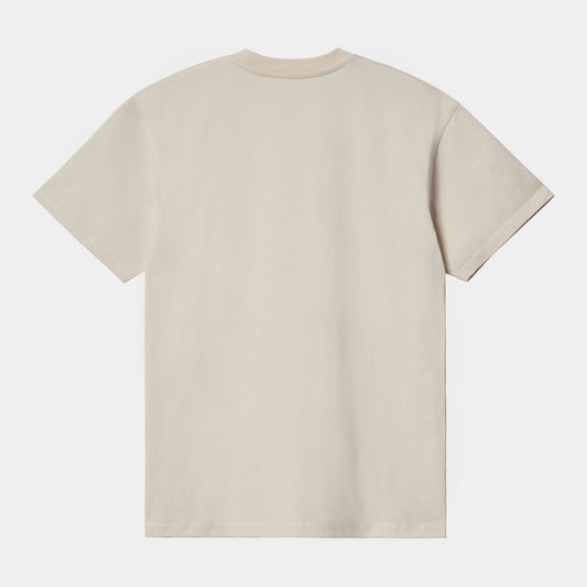 S/s American Script T-shirt - Natural