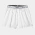 Cotton Script Boxers - White