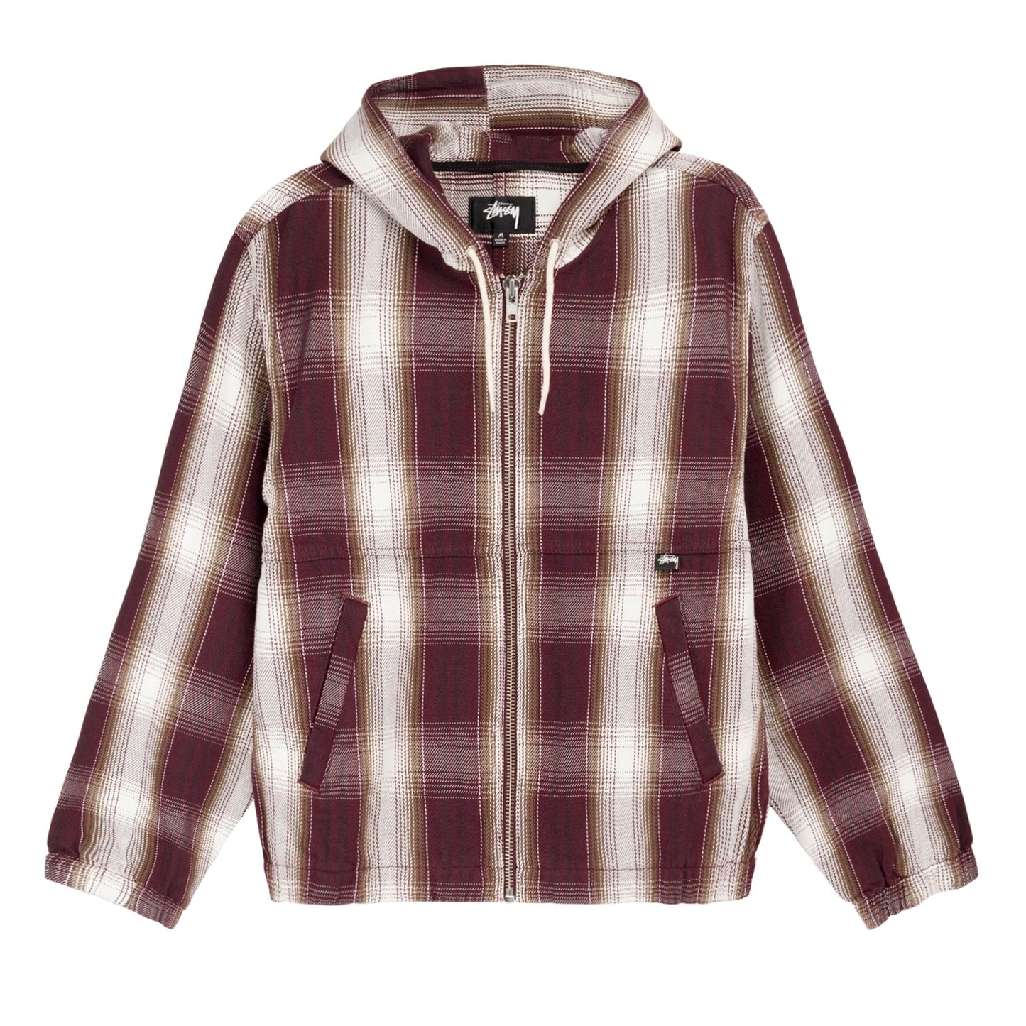 Shadow Plaid Zip Work Jacket