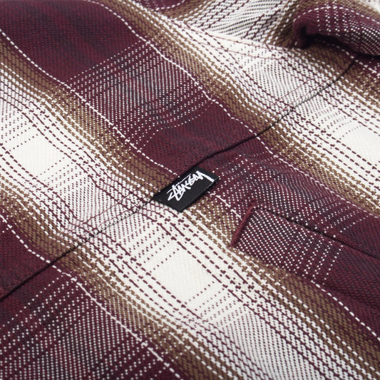 Shadow Plaid Zip Work Jacket