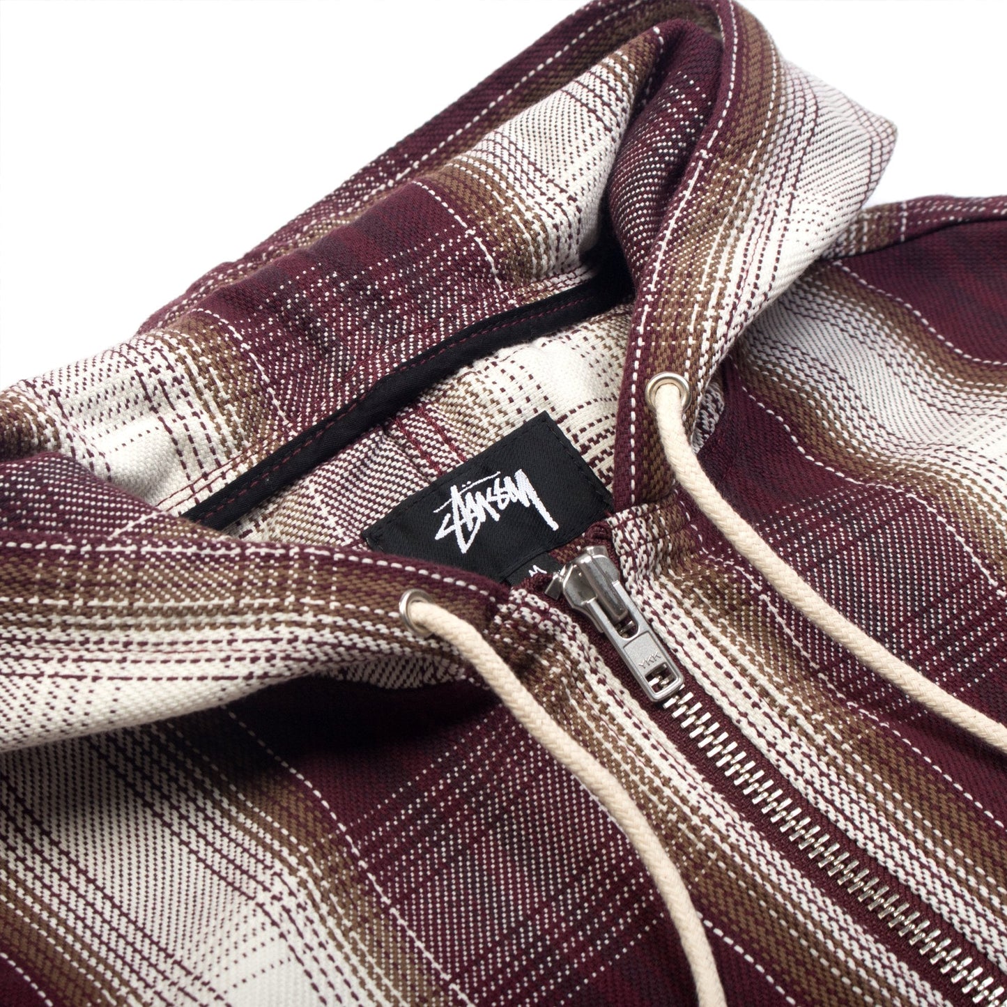 Shadow Plaid Zip Work Jacket