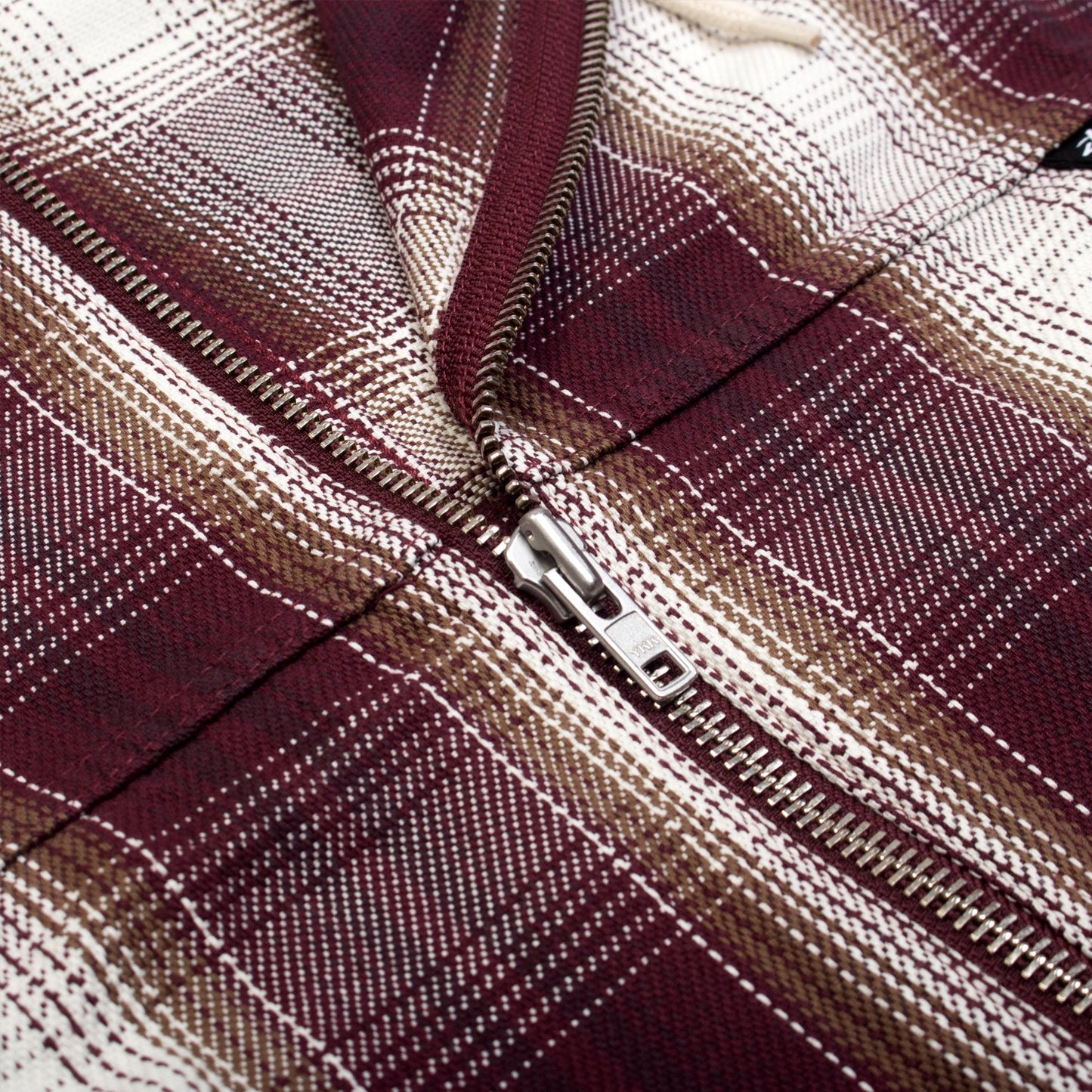 Shadow Plaid Zip Work Jacket