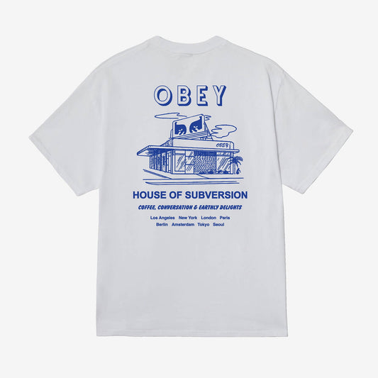 Obey House Of Subversion Tee - White