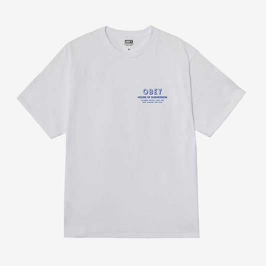 Obey House Of Subversion Tee - White