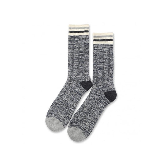 Cable Knit - Navy Mel-light Grey Mel-charcoal-off Wht