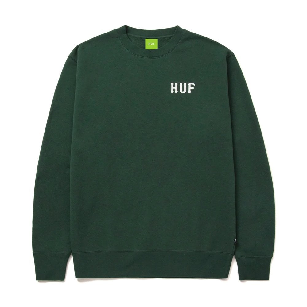 Essentials Classic H Crew - Forest Green
