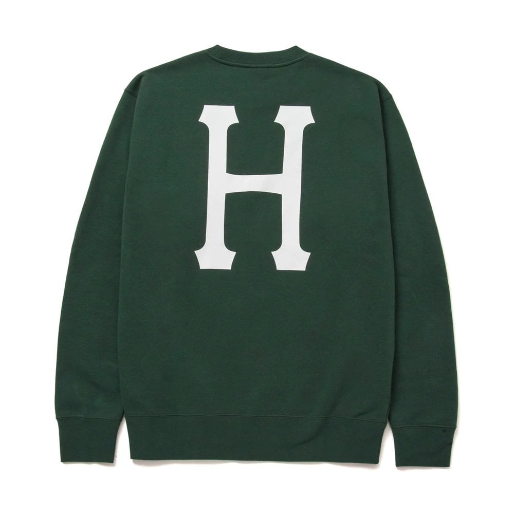 Essentials Classic H Crew - Forest Green