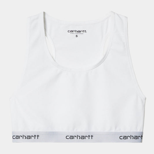 Women's W' Script Racer Tank White