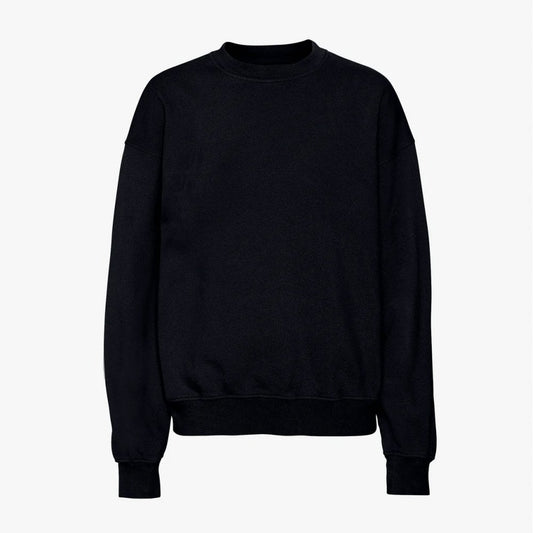 Organic Oversized Crew - Deep Black