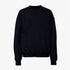 Organic Oversized Crew - Deep Black