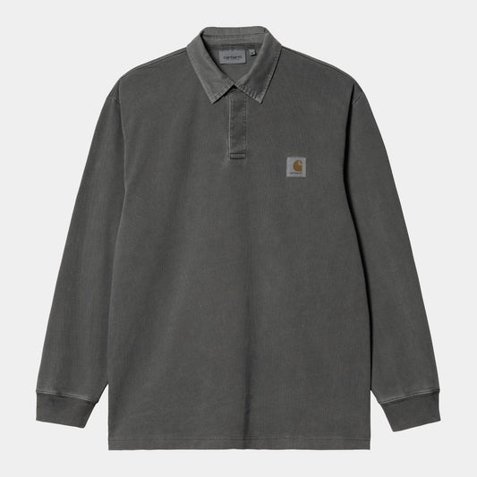 L/S Vista Rugby Shirt Vulcan Garment Dye