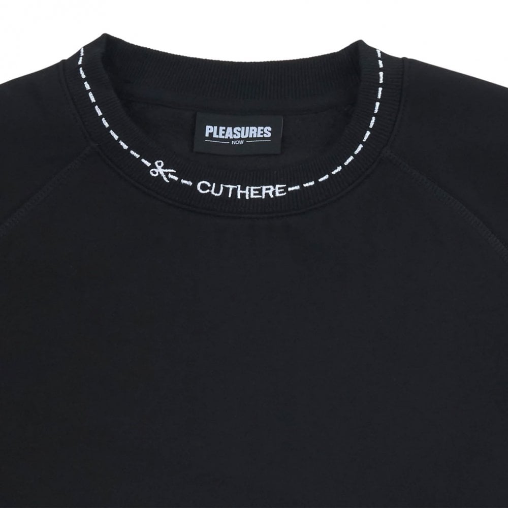 Cut Here Raglan Crewneck
