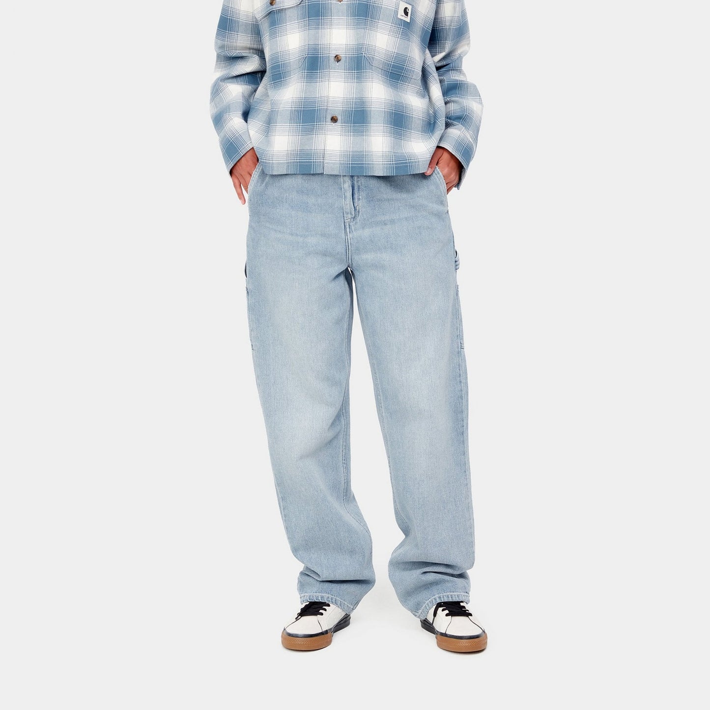 Women's W' Pierce Pant Straight Blue (Light Stone Washed)