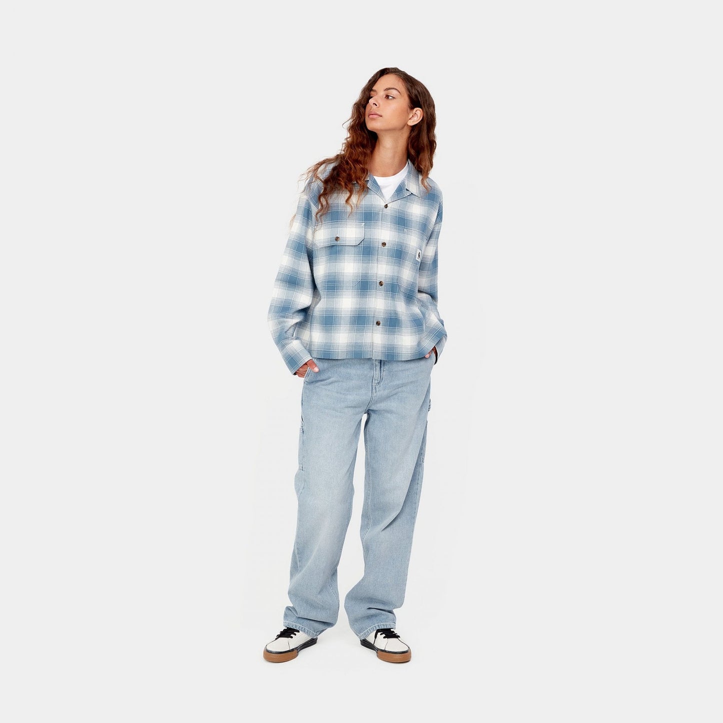 Women's W' Pierce Pant Straight Blue (Light Stone Washed)