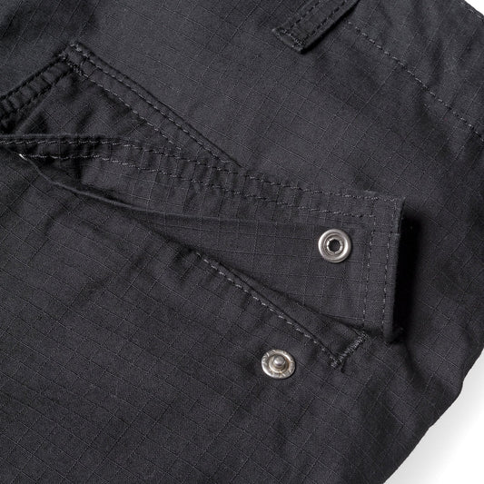 Regular Cargo Pant Black (garment Dyed)
