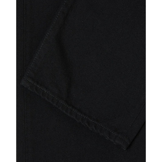 Loose Straight 'Kaihara' Right Hand Black Denim 13 oz - Black